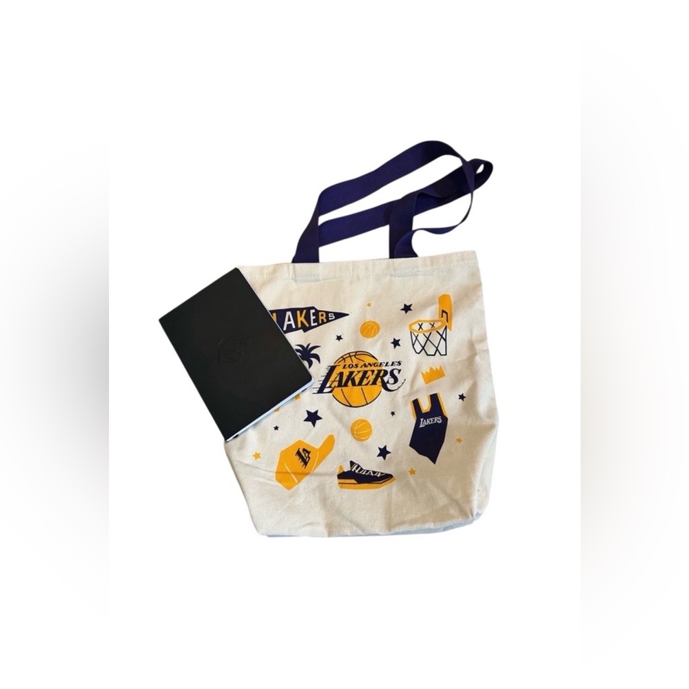 Los Angeles Lakers Tote Bag & Journal